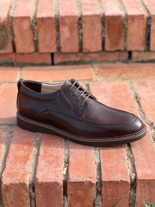 Chaussure Eleganza en cuir Marron