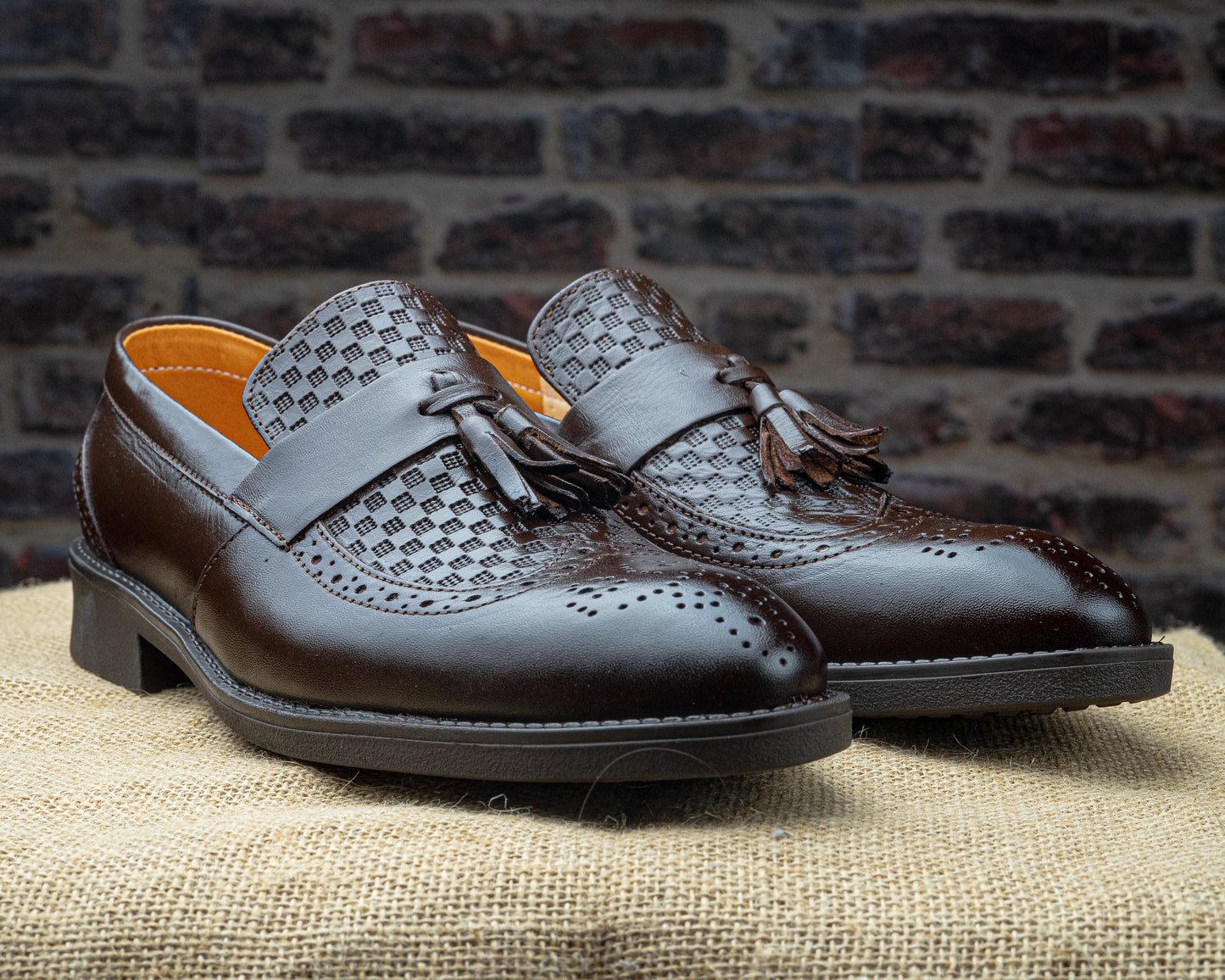 Mocassin a Glands Cuir