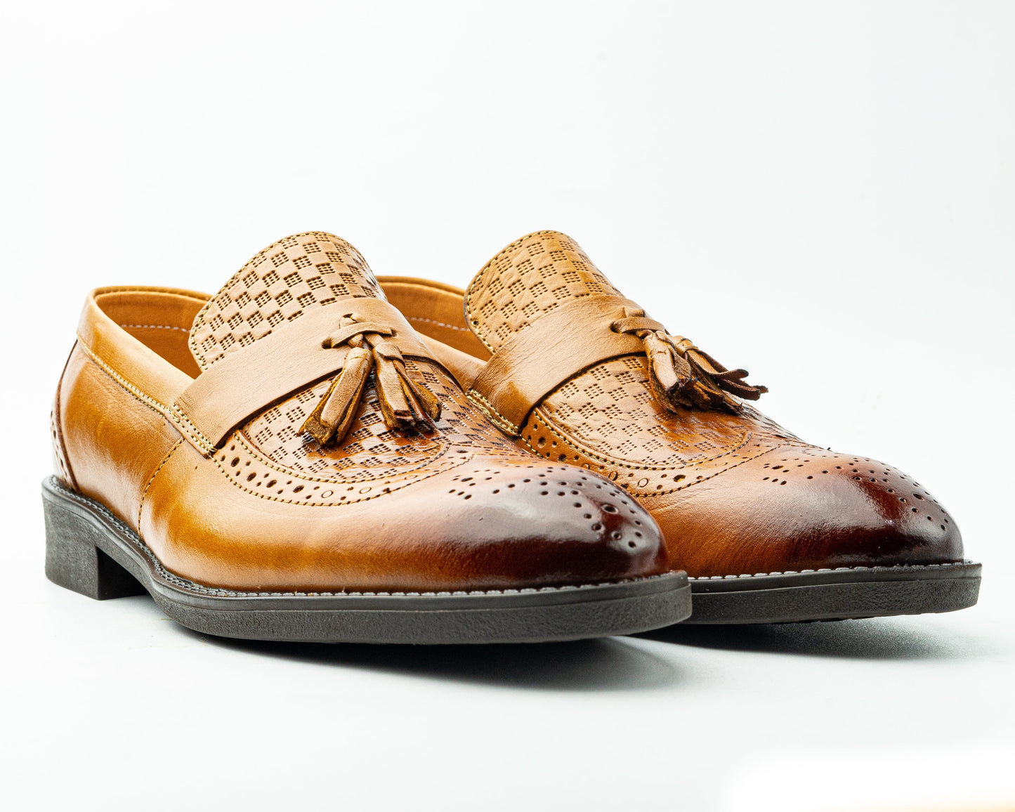 Mocassin a Glands Cuir