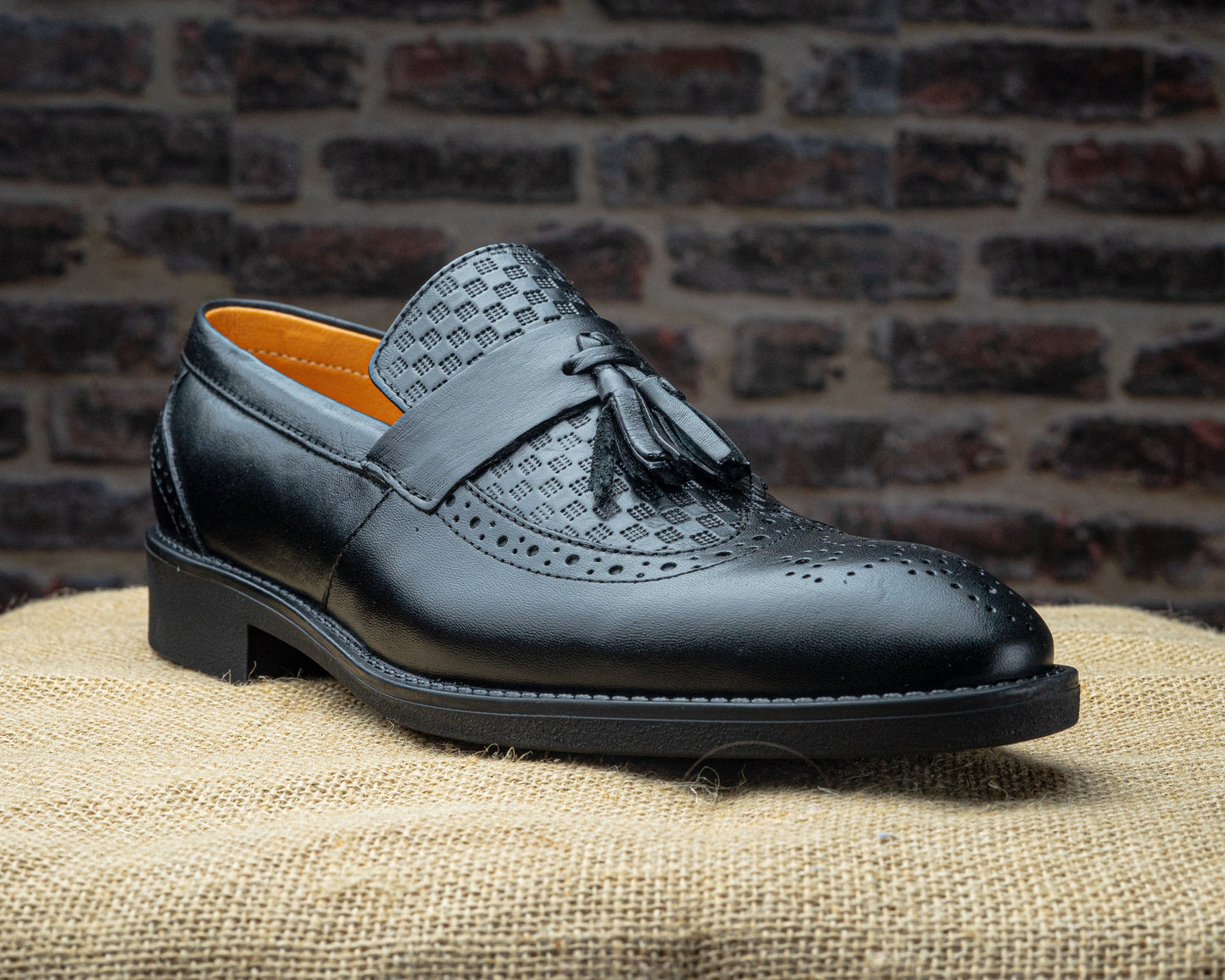 Mocassin a Glands Cuir