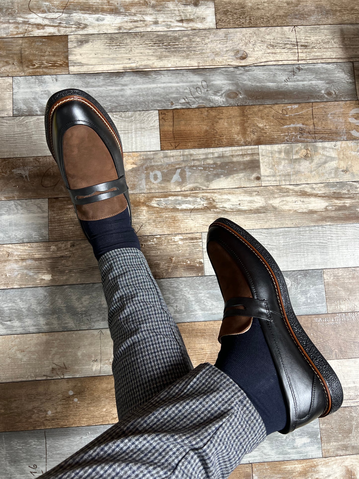Mocassin Sira en Cuir Noir