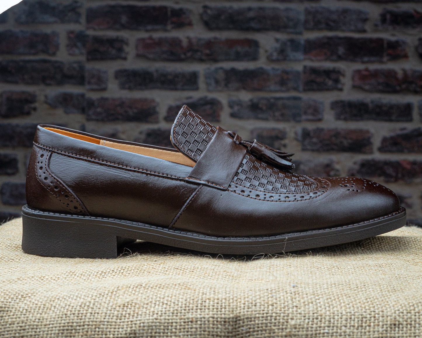 Mocassin a Glands Cuir