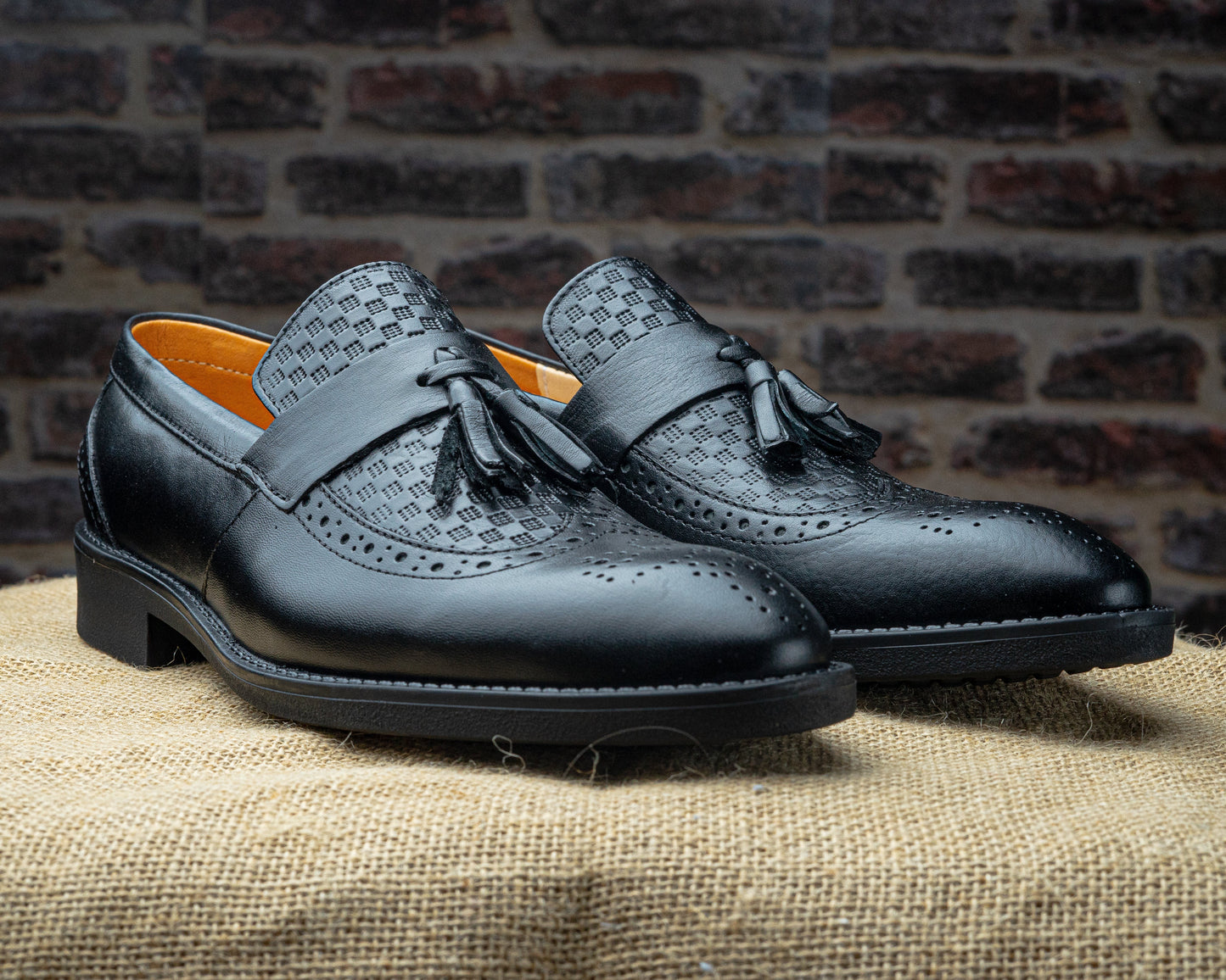 Mocassin a Glands Cuir