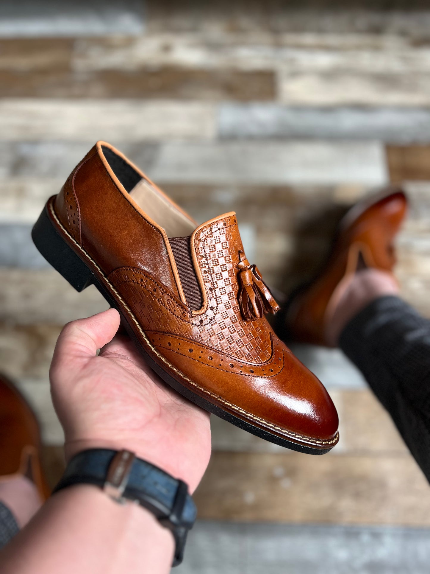 Mocassin Borsalino a Boucles