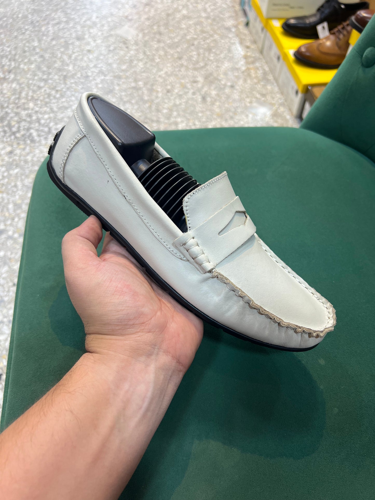 Mocassin T01 Blanc