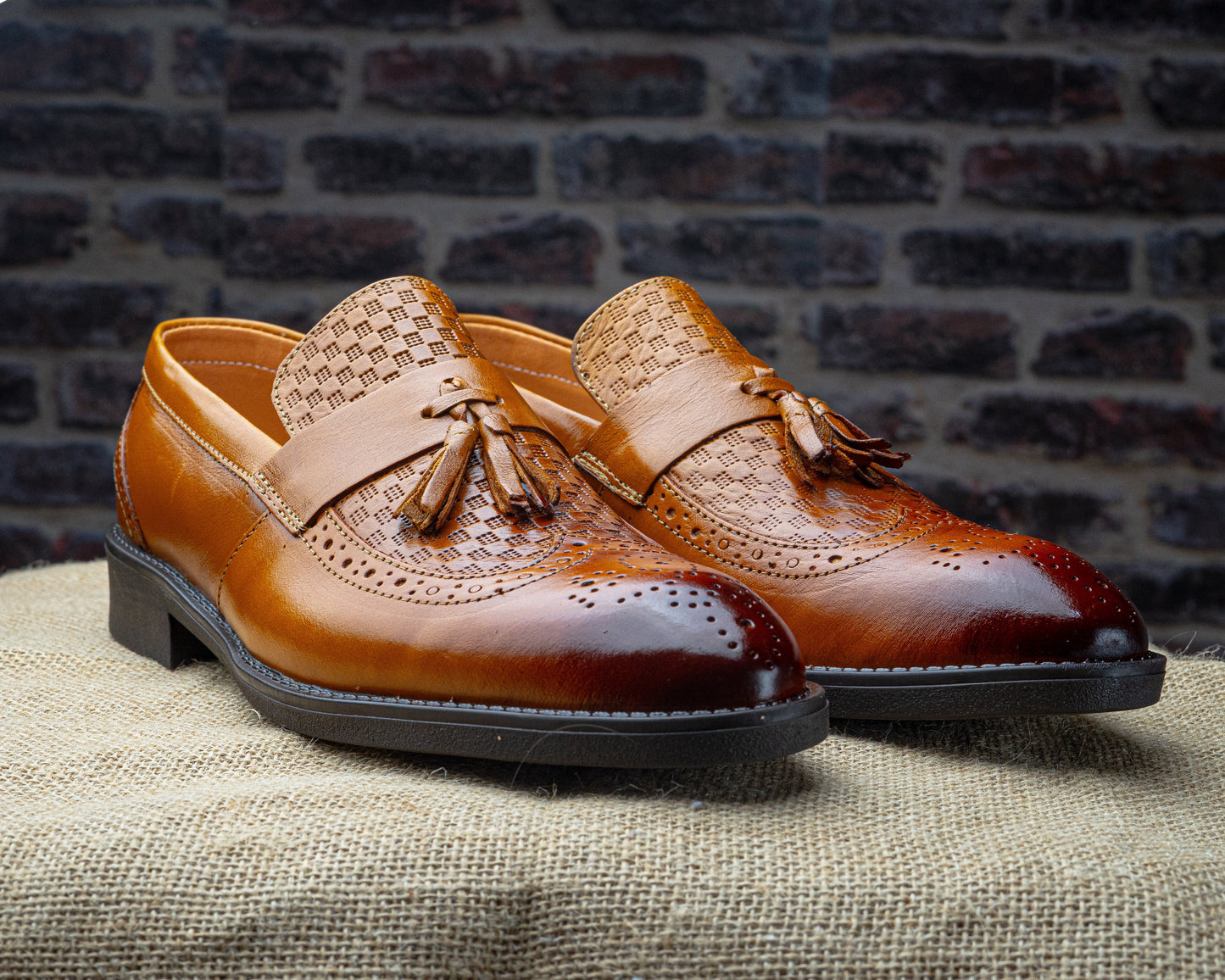Mocassin a Glands Cuir