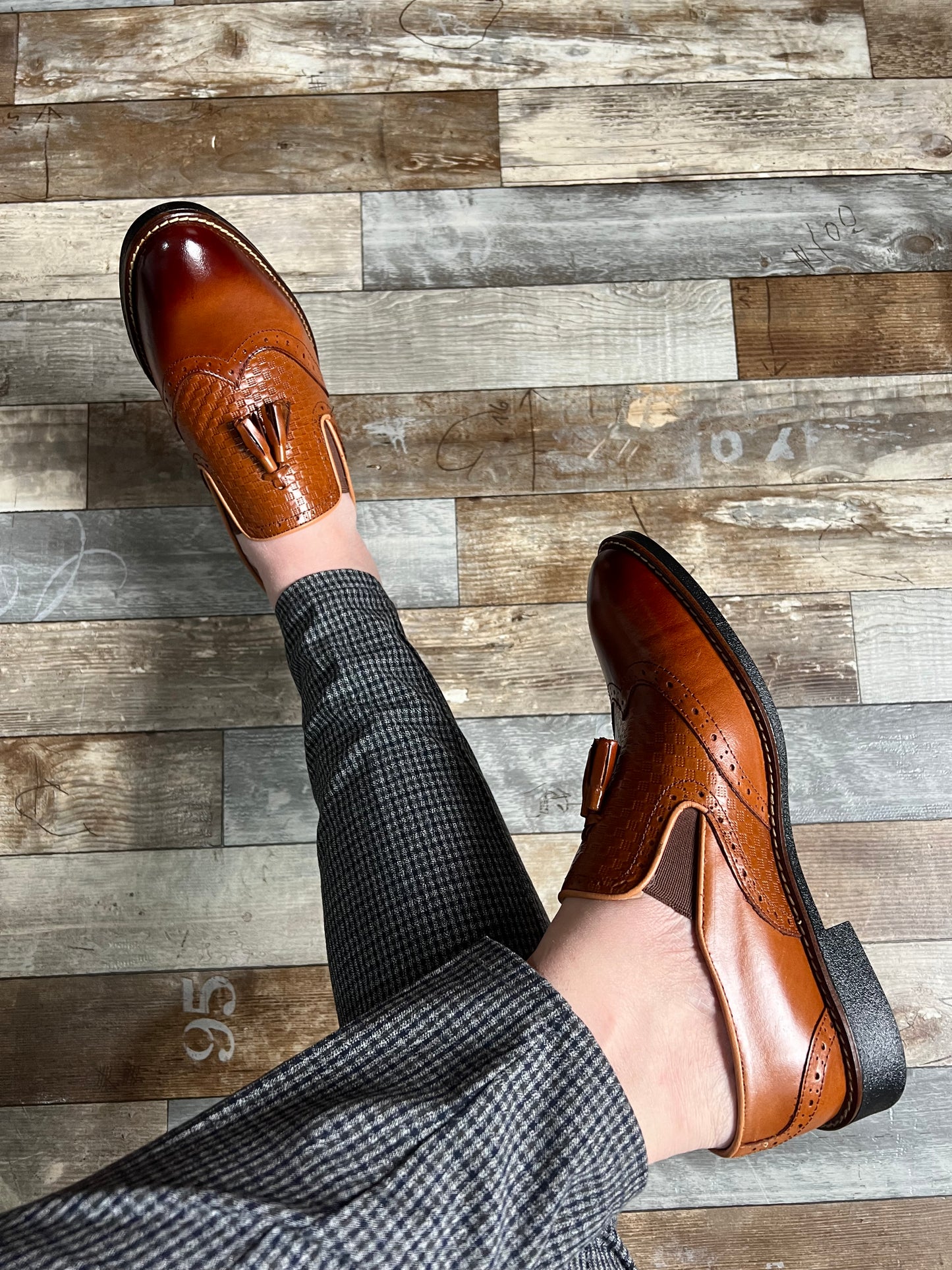 Mocassin Borsalino a Boucles