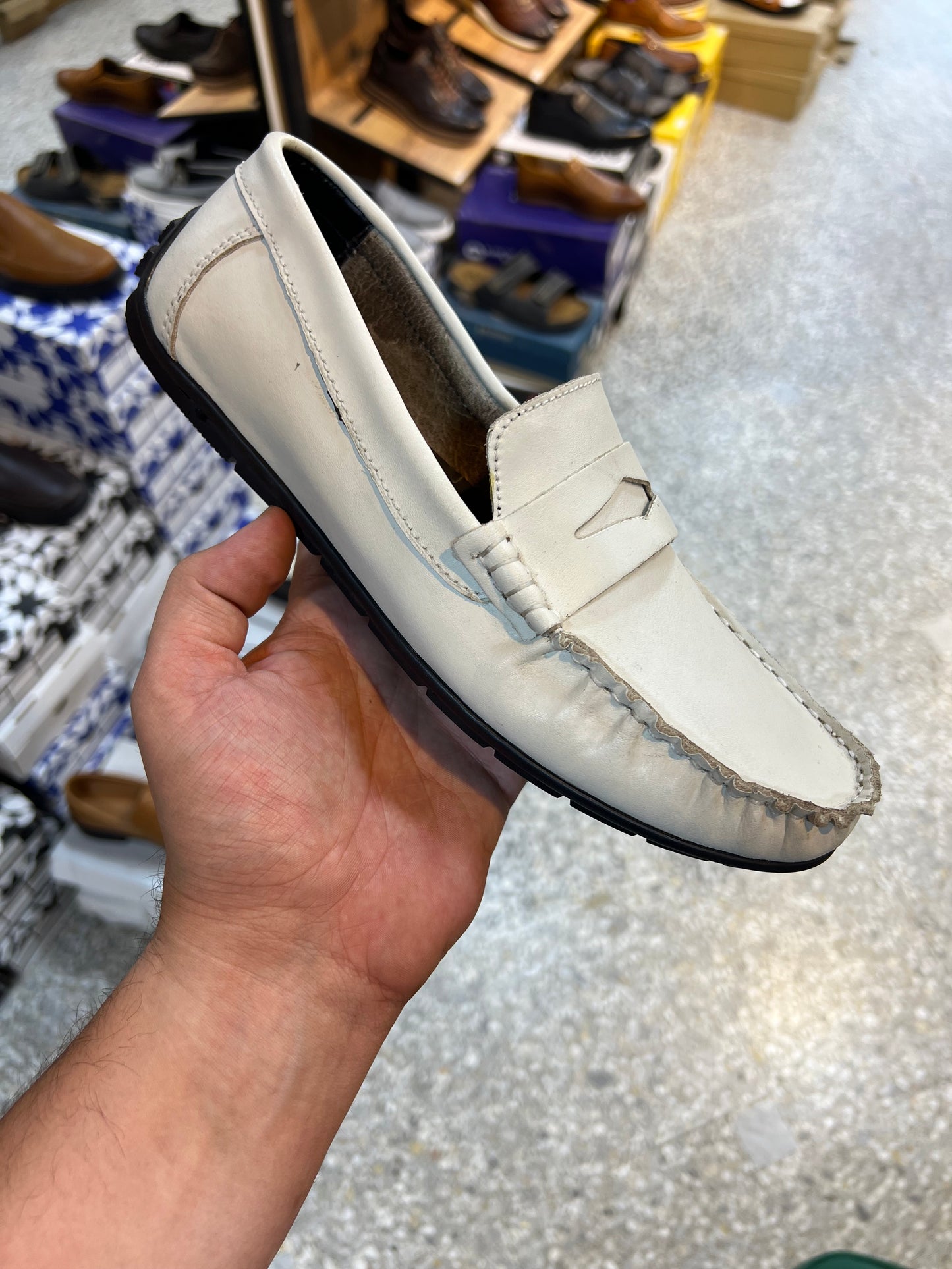 Mocassin T01 Blanc