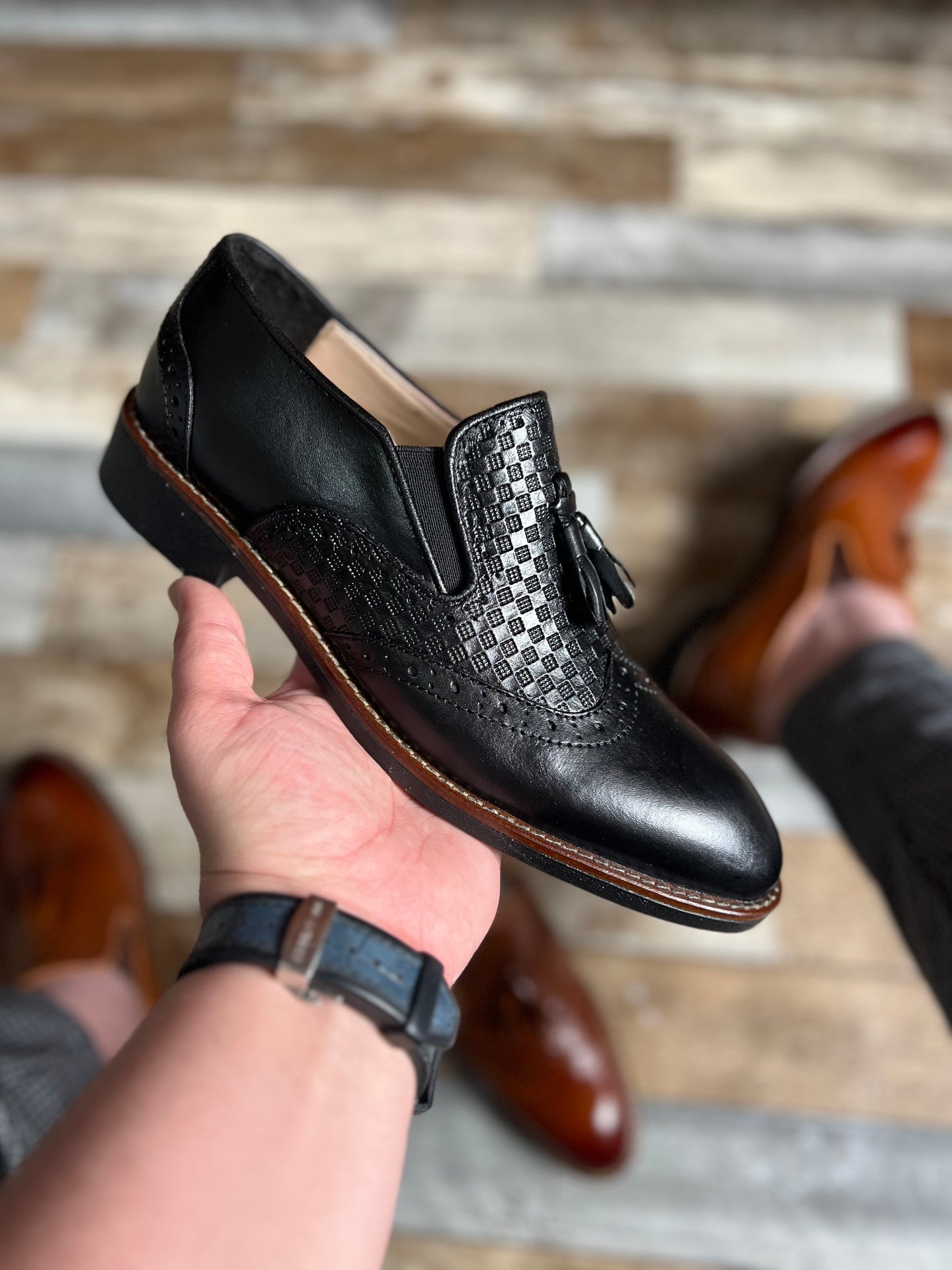 Mocassin Borsalino a Boucles