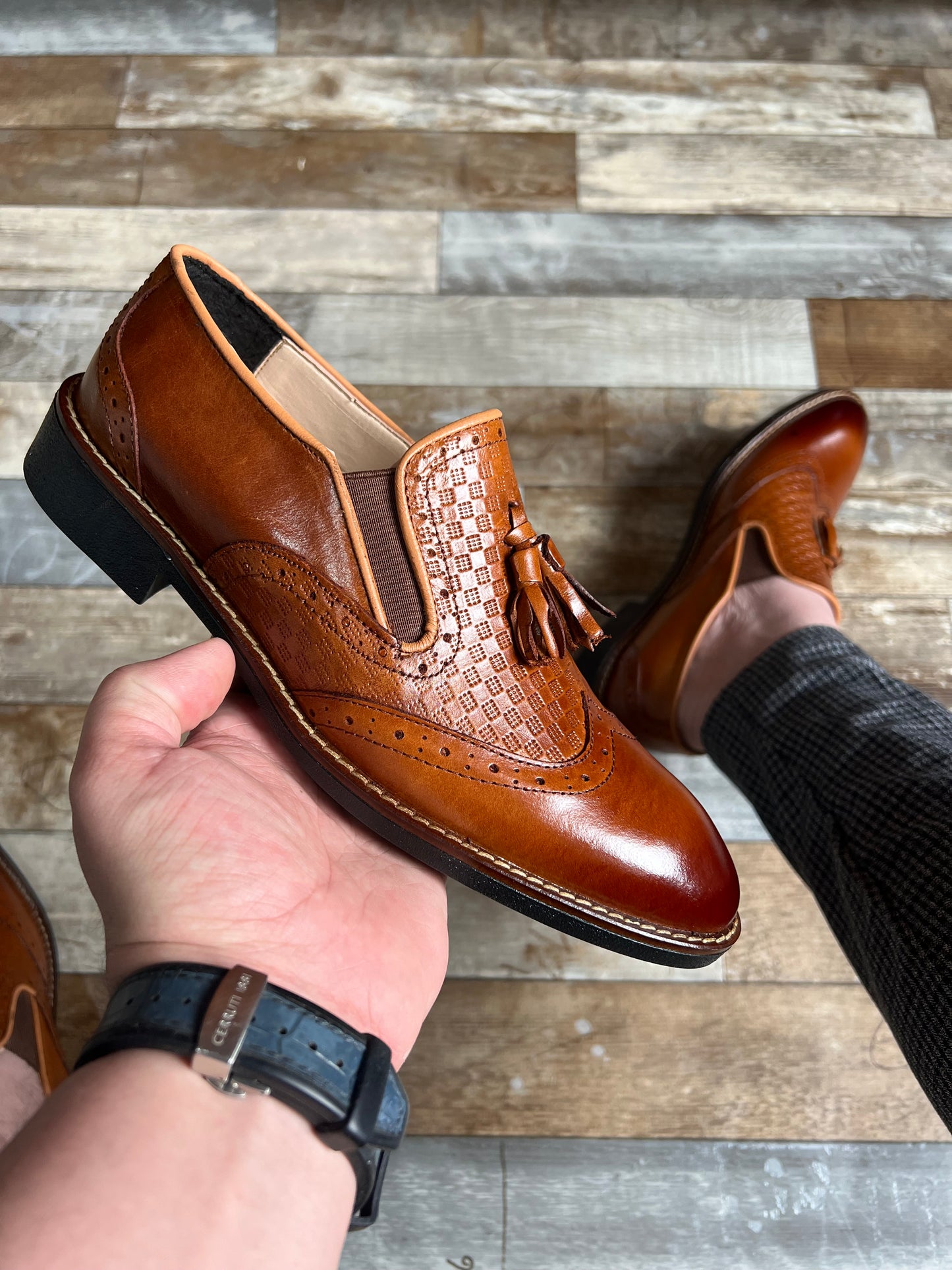 Mocassin Borsalino a Boucles