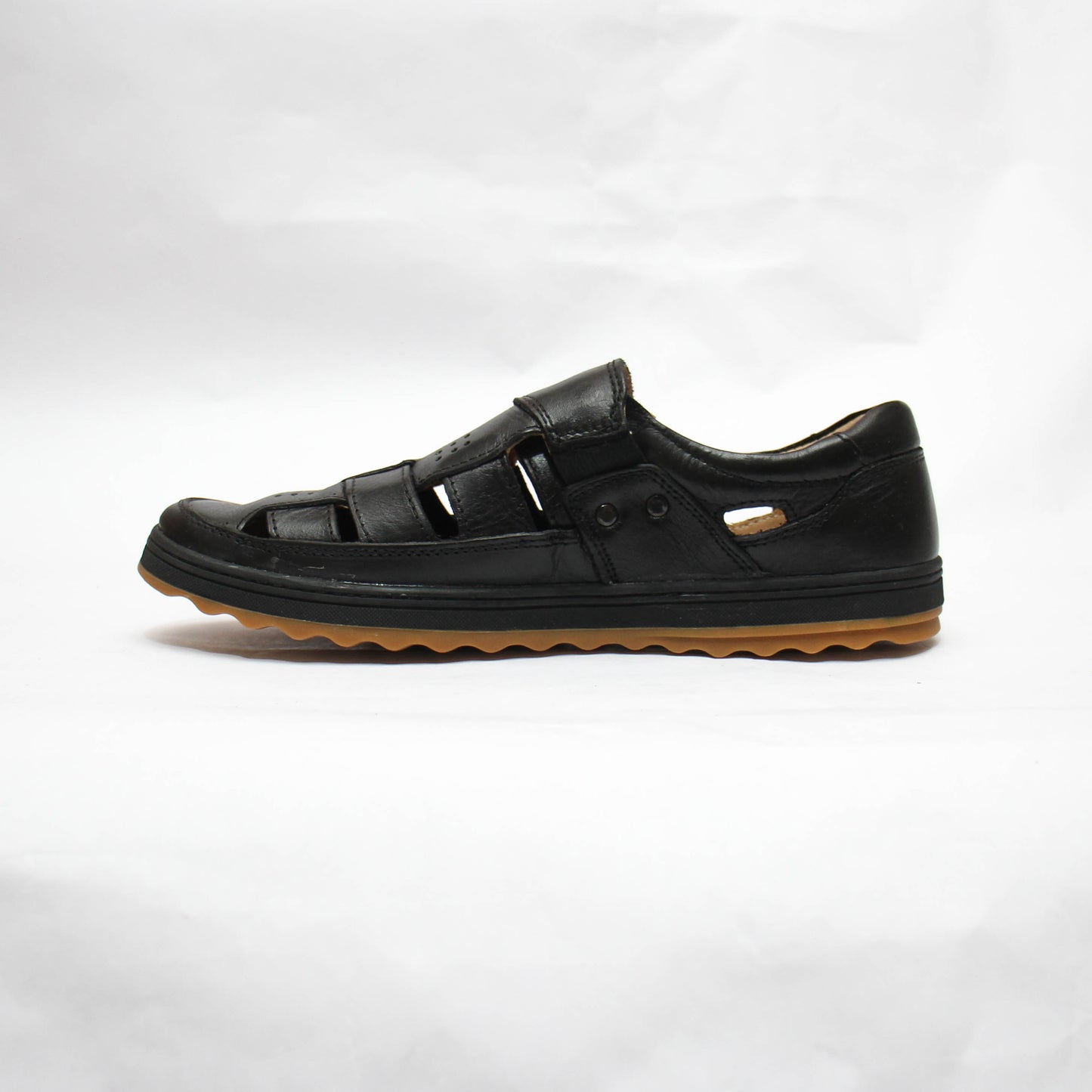 Sandale cuir Noir