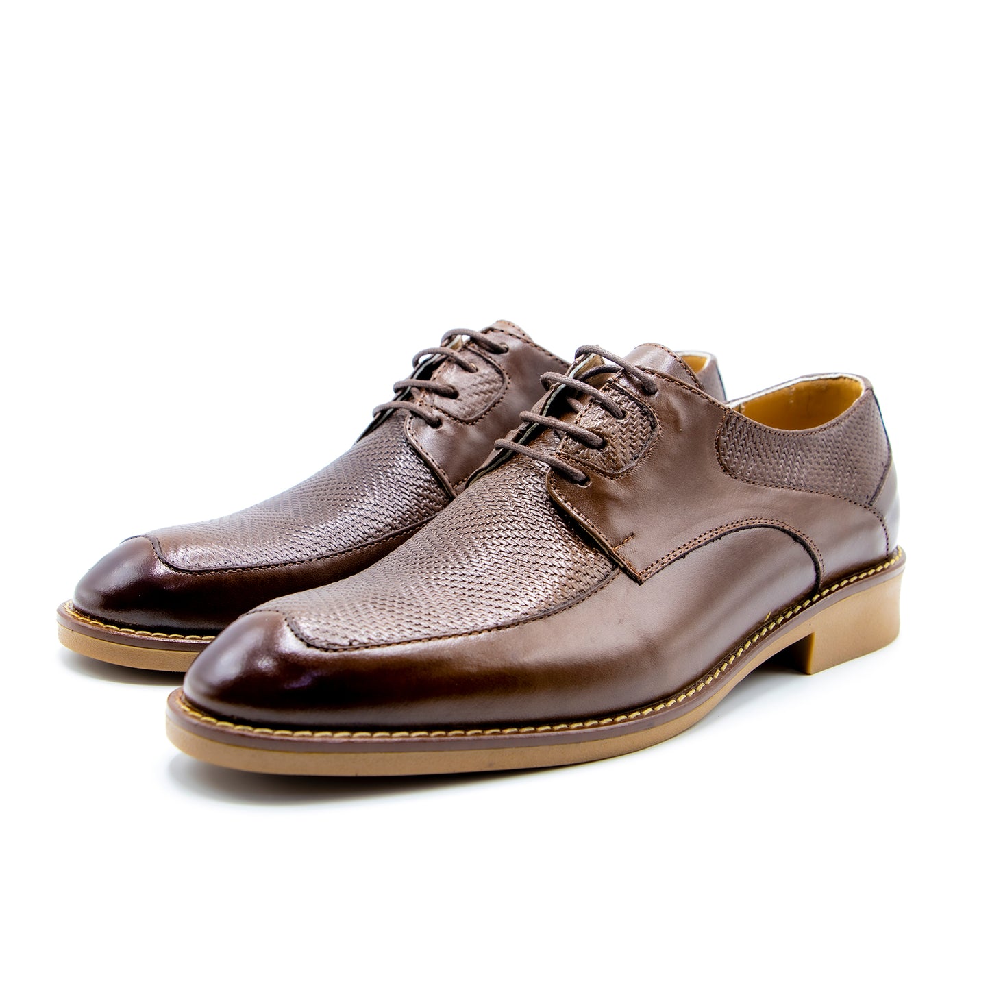 Chaussure Marron Simple Perforée