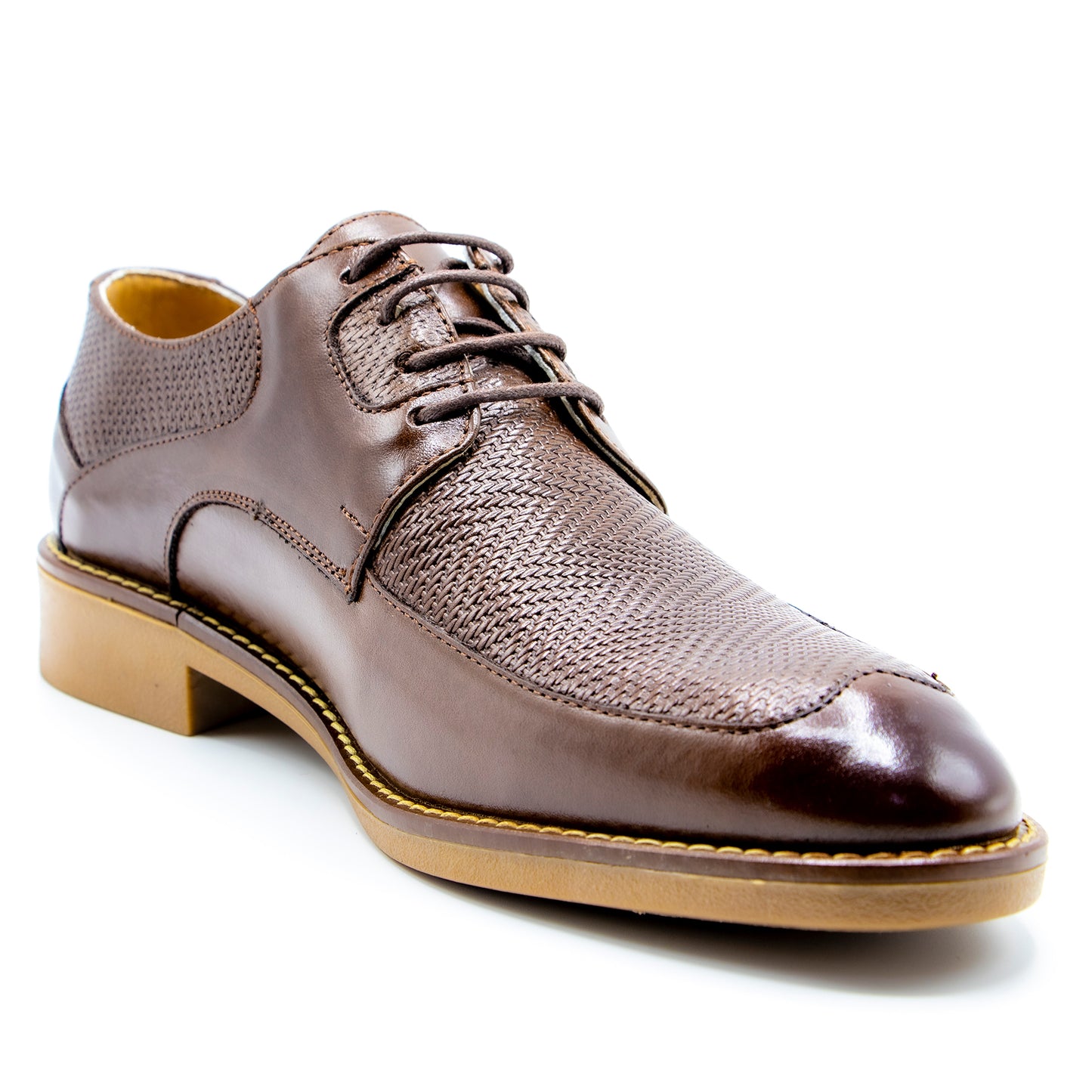 Chaussure Marron Simple Perforée