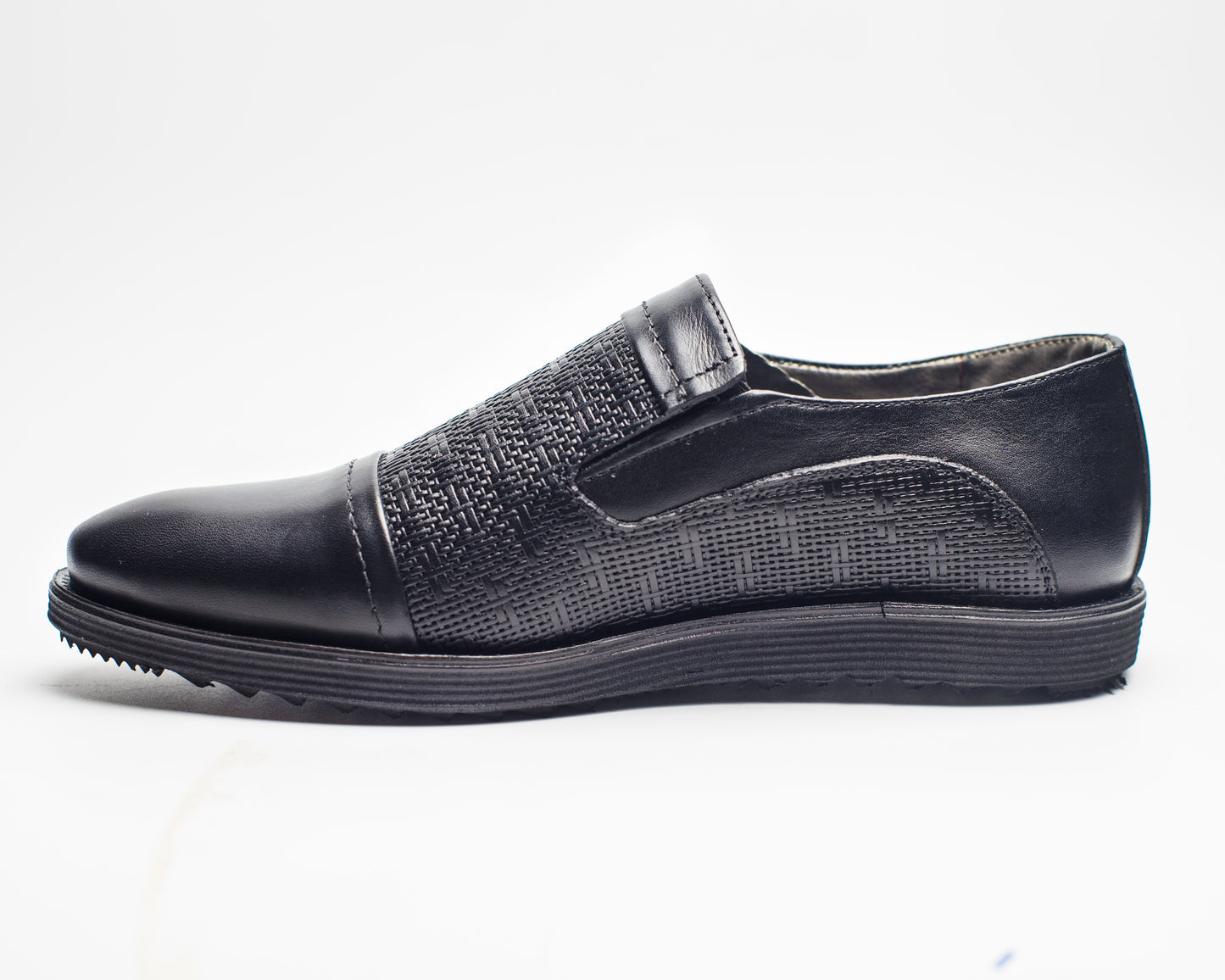Mocassin Noir Cuir