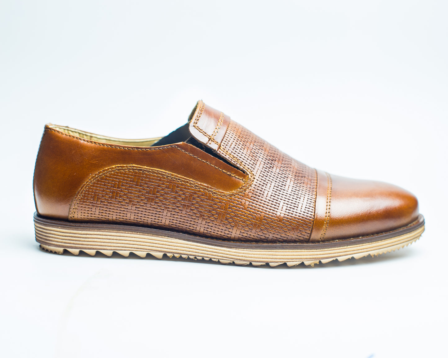 Mocassin Tabaco Cuir