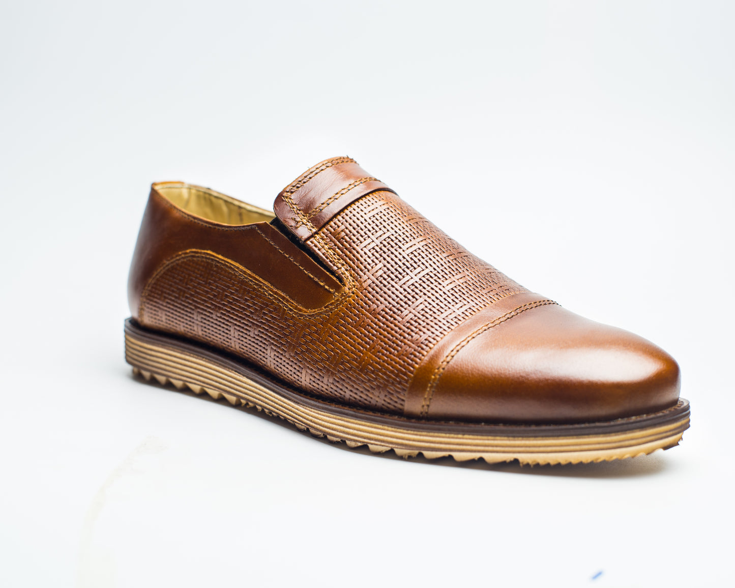 Mocassin Tabaco Cuir