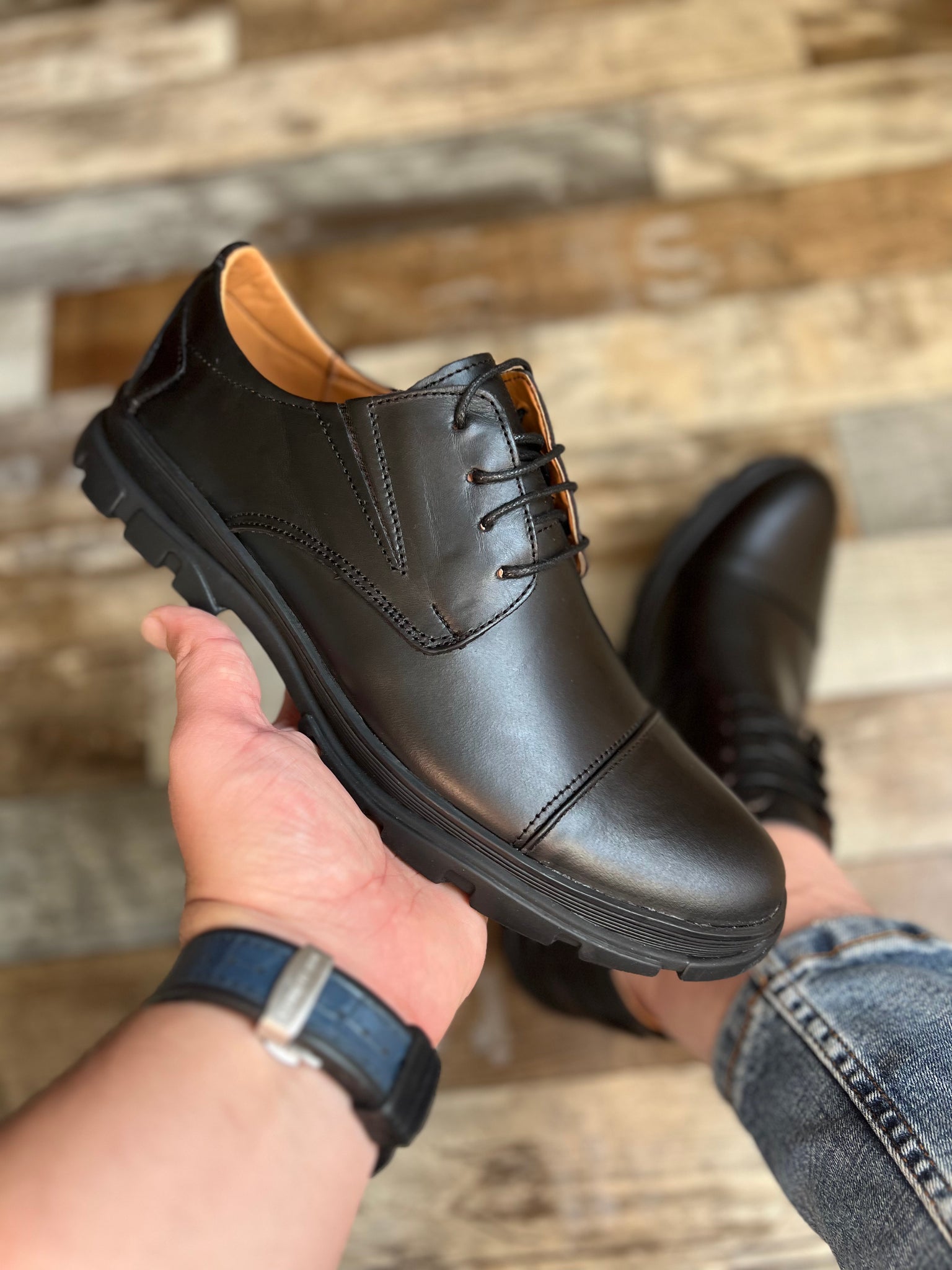 Chaussure Confort Droite Noire