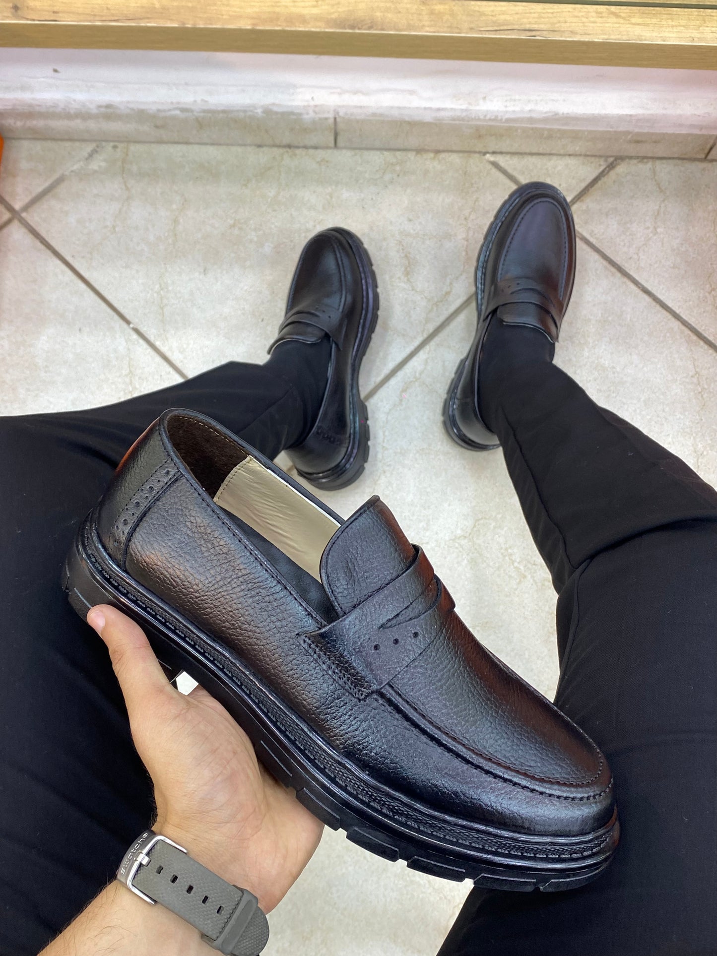 Mocassin Aureon Cuir