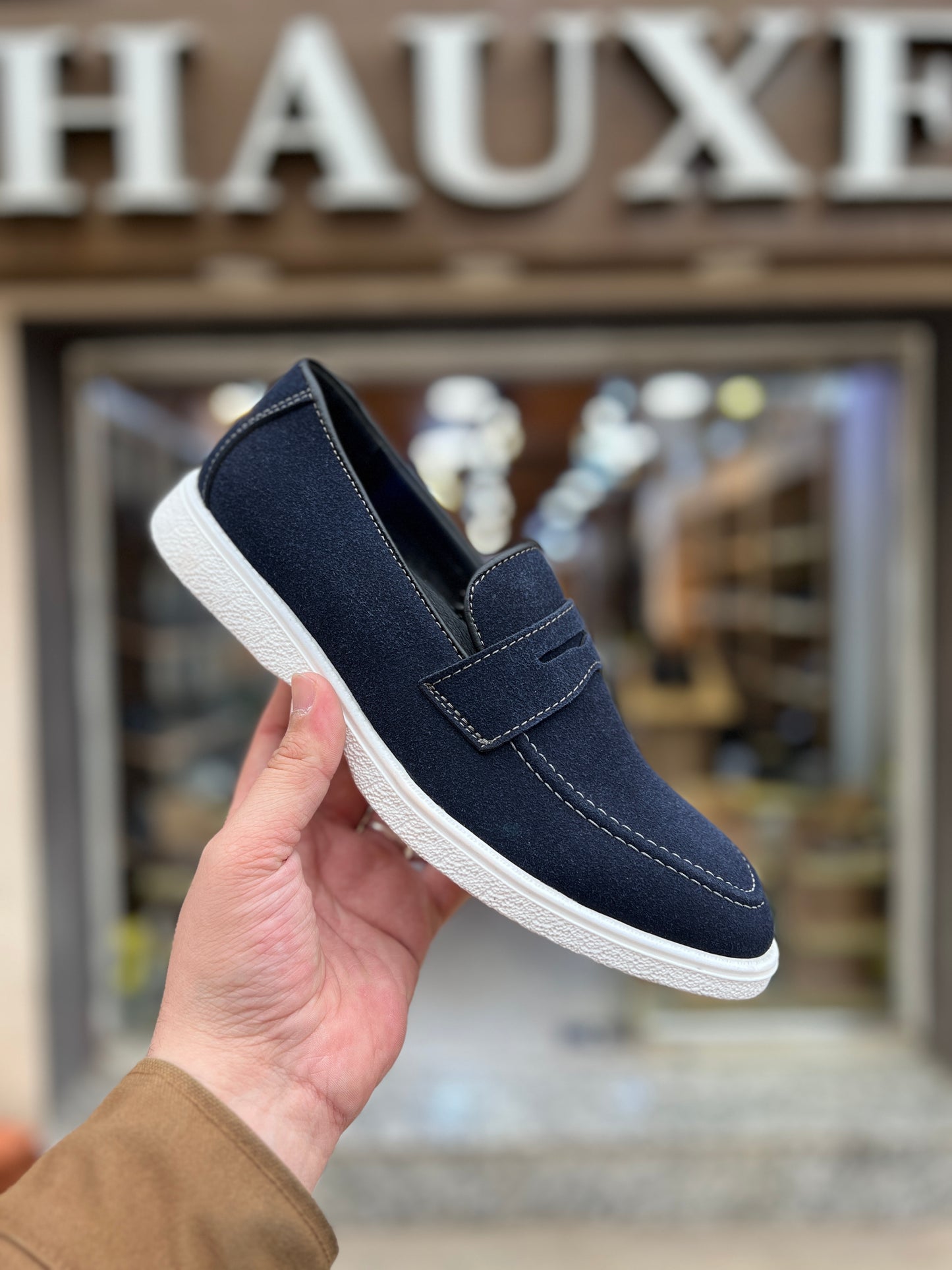 Loafer bleu jean