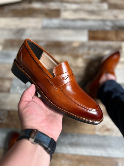 Mocassin oxford Tabaco Sprezzatura