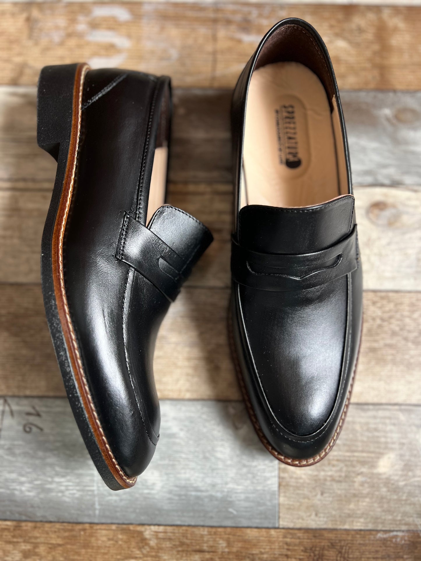 Mocassin oxford Noir Sprezzatura