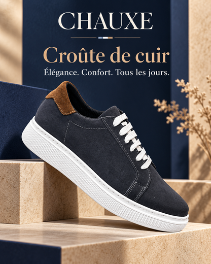Sneakers Nerio -Croûte de Cuir