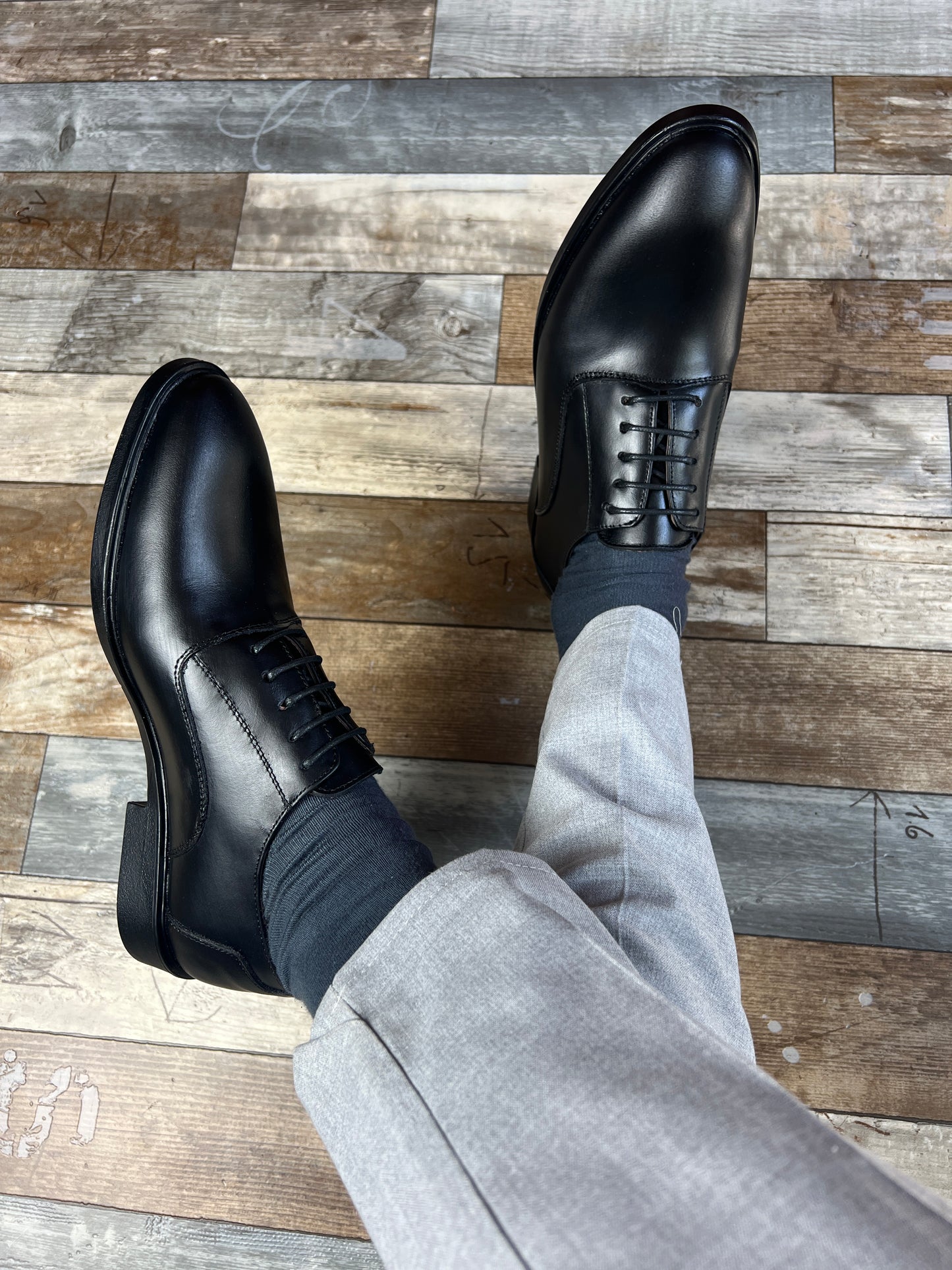 Chaussure Zamen en Cuir