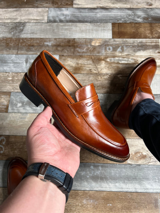 Mocassin oxford Tabaco Sprezzatura