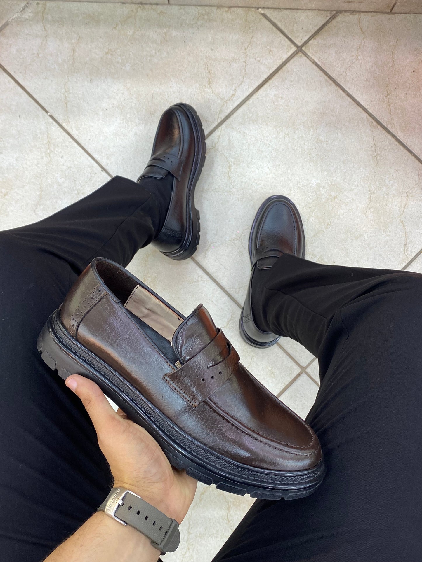 Mocassin Aureon Cuir