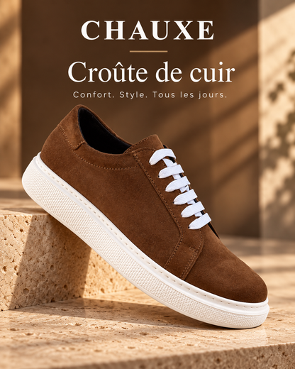 Sneakers Nerio -Croûte de Cuir