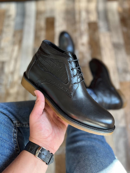 Demi Boots Simple Noir