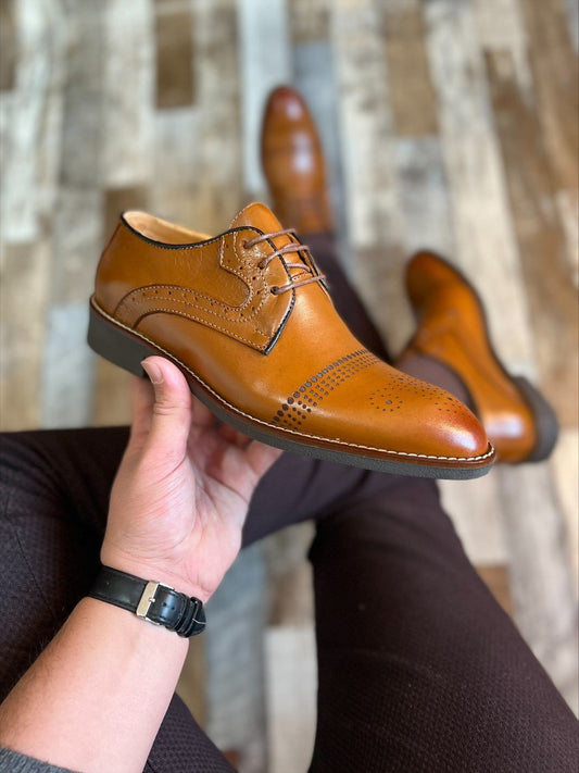 CHAUSSURE HABILLÉE EN POINTE TABACO