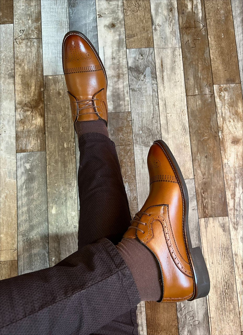 CHAUSSURE HABILLÉE EN POINTE TABACO